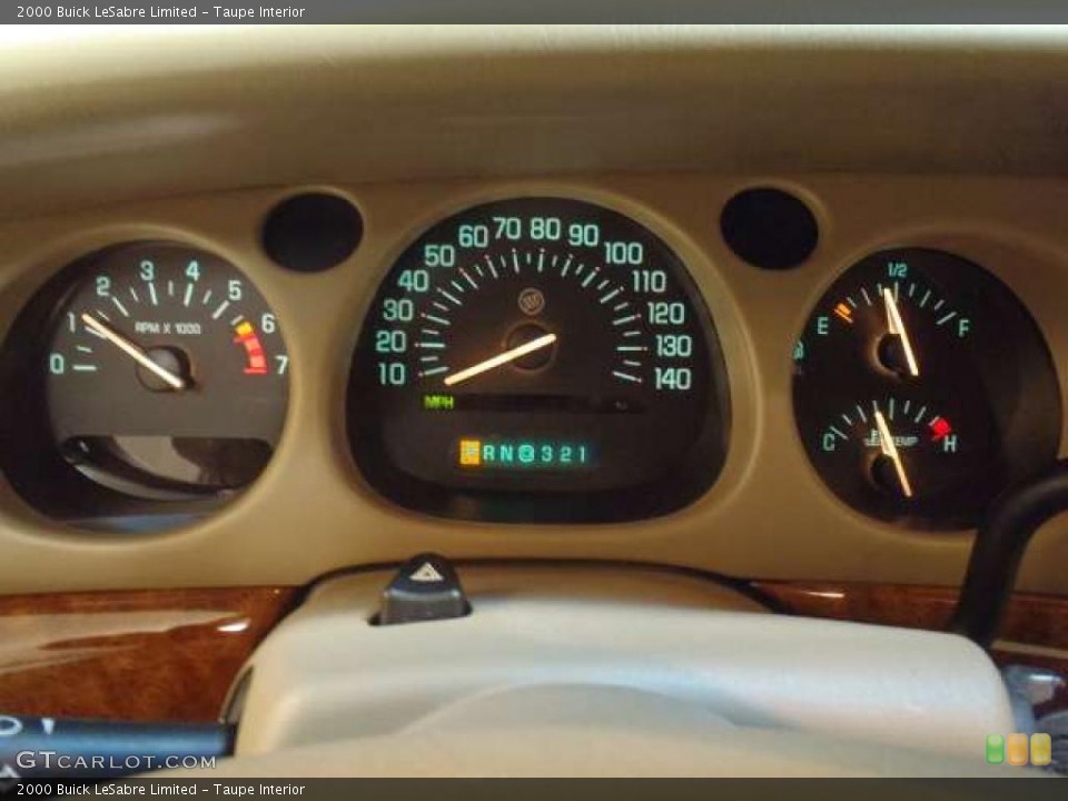 Taupe Interior Gauges for the 2000 Buick LeSabre Limited #44737638