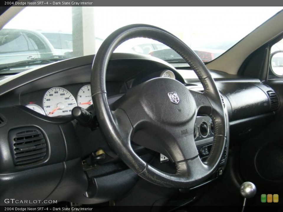 Dark Slate Gray Interior Steering Wheel for the 2004 Dodge Neon SRT-4 #44738062