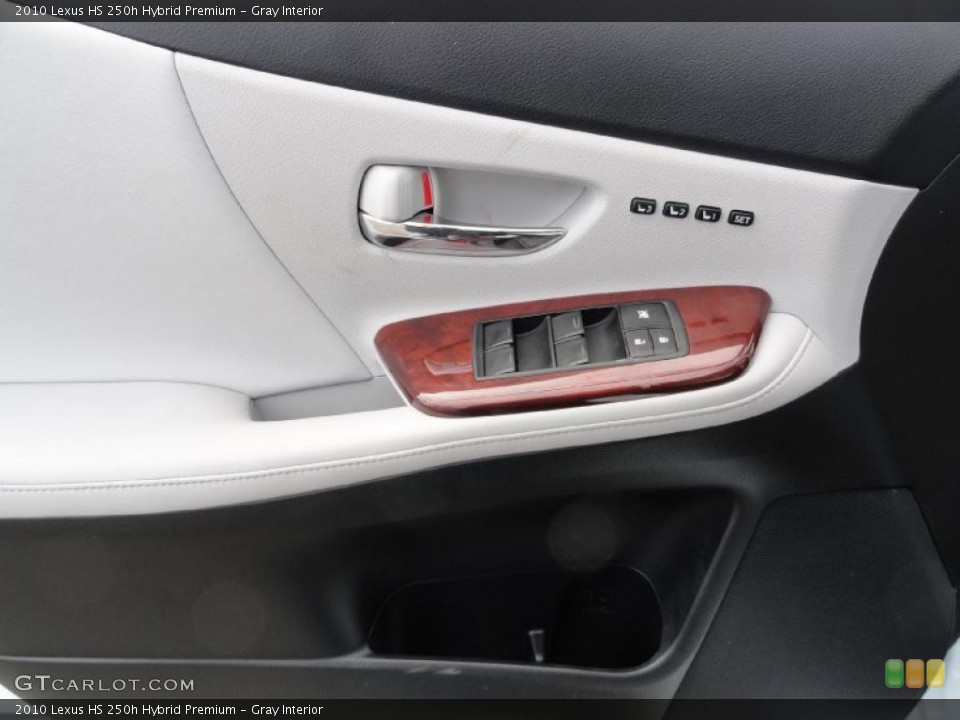 Gray Interior Door Panel for the 2010 Lexus HS 250h Hybrid Premium #44738142