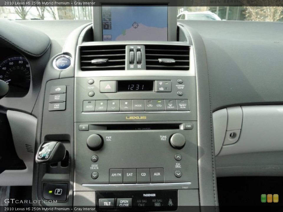Gray Interior Navigation for the 2010 Lexus HS 250h Hybrid Premium #44738218