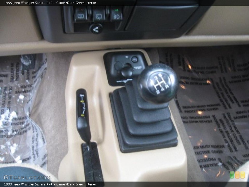 Camel/Dark Green Interior Transmission for the 1999 Jeep Wrangler Sahara 4x4 #44738482