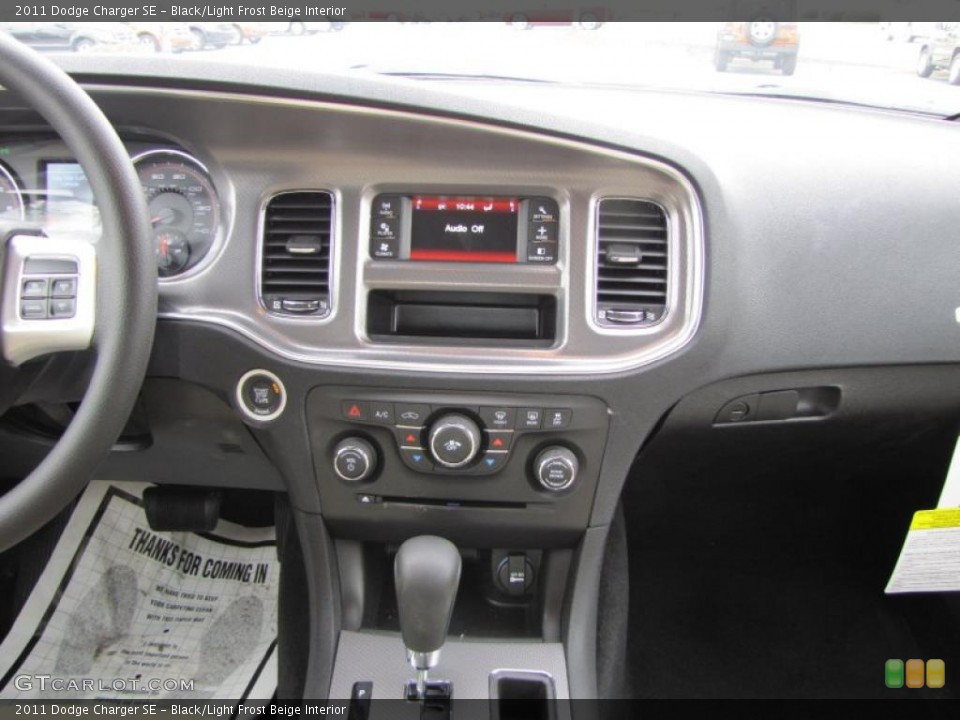 Black/Light Frost Beige Interior Dashboard for the 2011 Dodge Charger SE #44739002