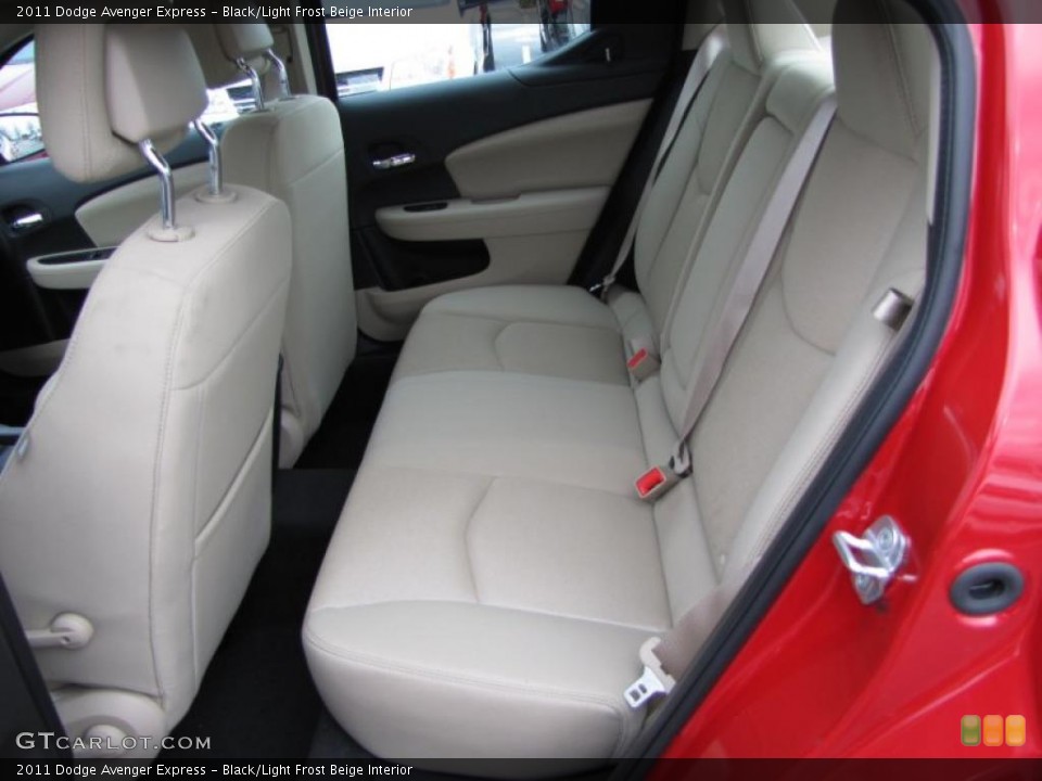 Black/Light Frost Beige Interior Photo for the 2011 Dodge Avenger Express #44739590