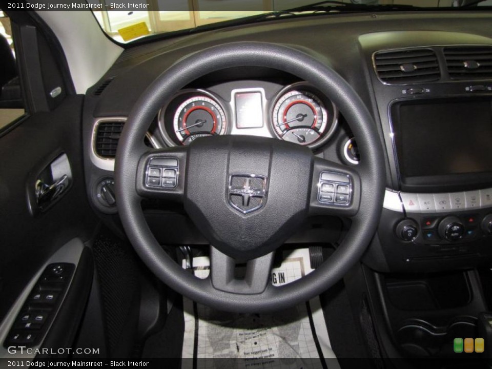 Black Interior Steering Wheel for the 2011 Dodge Journey Mainstreet #44740278