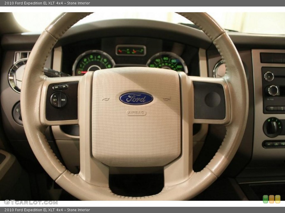 Stone Interior Steering Wheel for the 2010 Ford Expedition EL XLT 4x4 #44740803