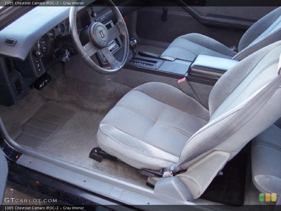 Gray Interior Photo for the 1985 Chevrolet Camaro IROC-Z #44741399