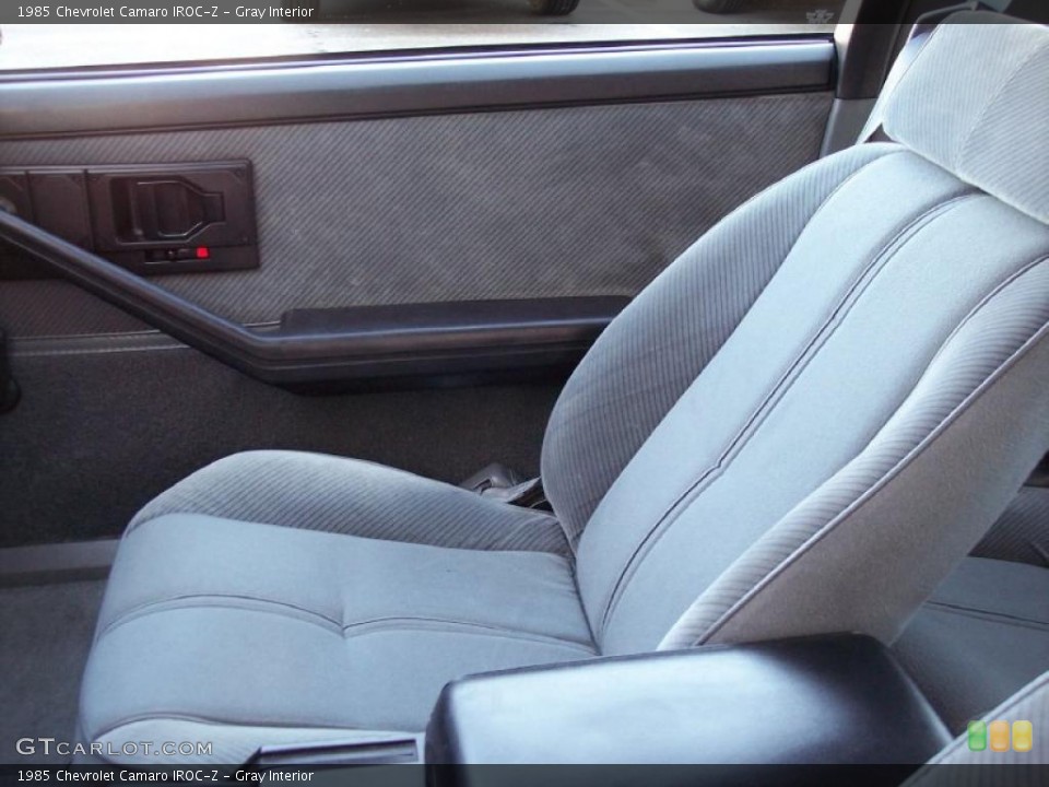 Gray Interior Photo for the 1985 Chevrolet Camaro IROC-Z #44741471