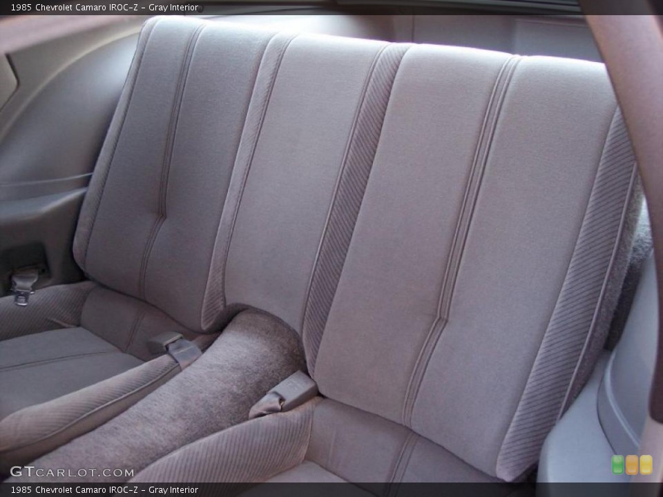 Gray Interior Photo for the 1985 Chevrolet Camaro IROC-Z #44741499