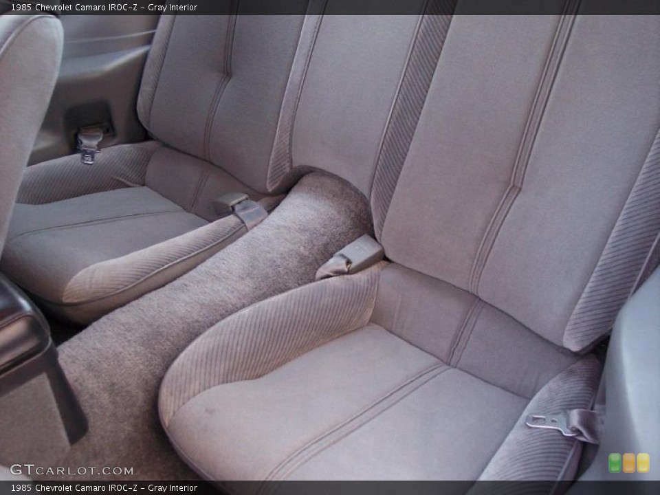 Gray Interior Photo for the 1985 Chevrolet Camaro IROC-Z #44741517