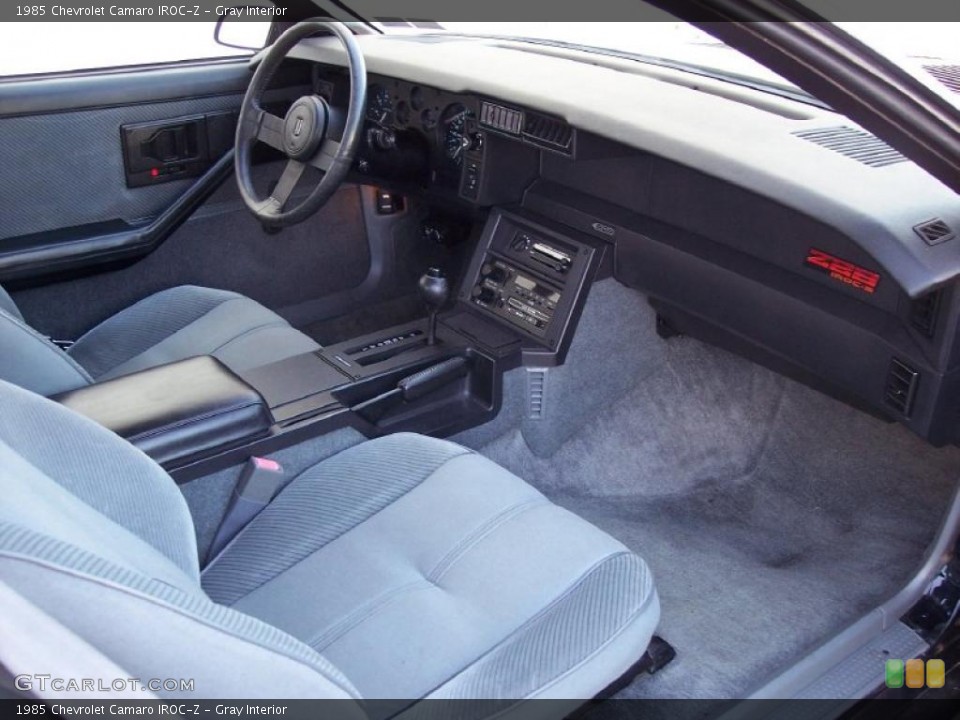 Gray Interior Dashboard for the 1985 Chevrolet Camaro IROC-Z #44741551