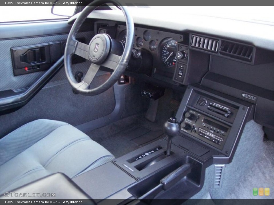 Gray Interior Dashboard for the 1985 Chevrolet Camaro IROC-Z #44741583