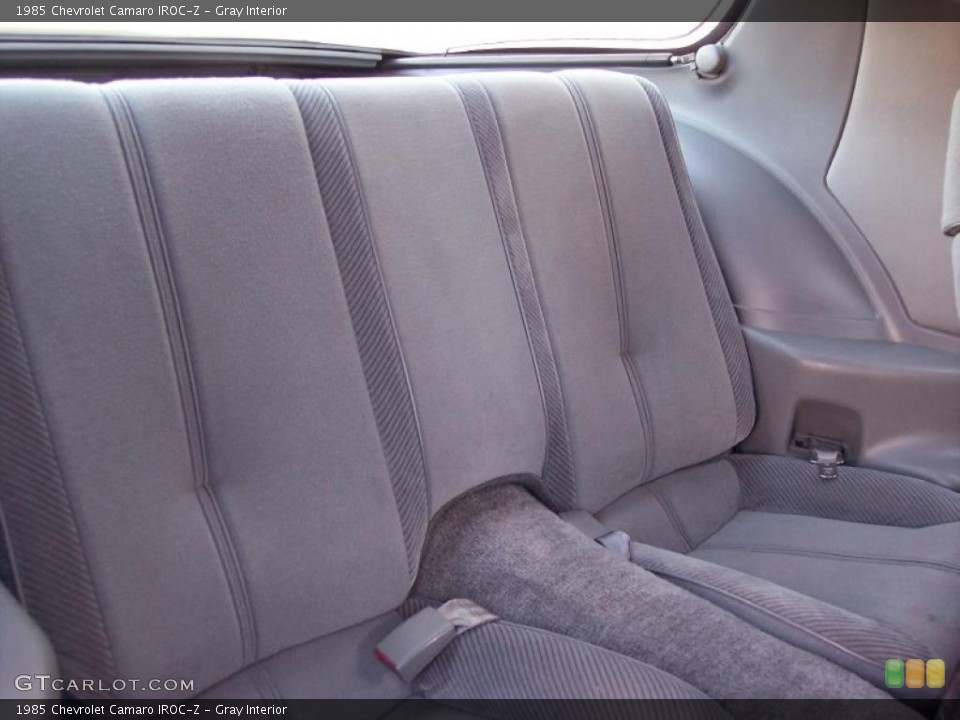 Gray Interior Photo for the 1985 Chevrolet Camaro IROC-Z #44741599