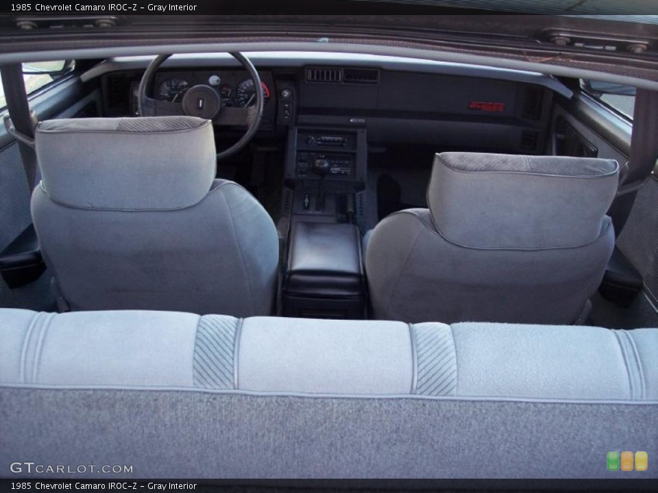 Gray Interior Photo for the 1985 Chevrolet Camaro IROC-Z #44741639