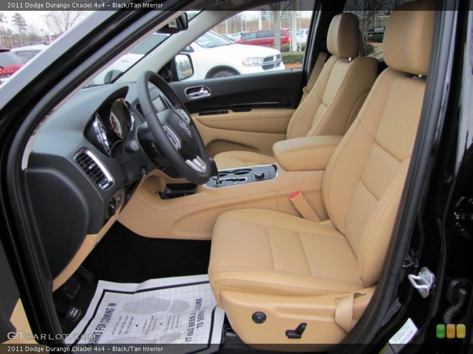 Black/Tan Interior Photo for the 2011 Dodge Durango Citadel 4x4 #44743447