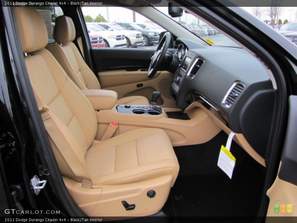Black/Tan Interior Photo for the 2011 Dodge Durango Citadel 4x4 #44743467