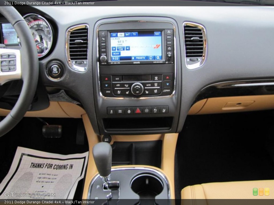 Black/Tan Interior Dashboard for the 2011 Dodge Durango Citadel 4x4 #44743479