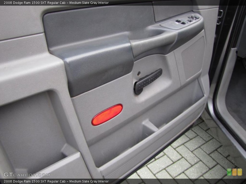 Medium Slate Gray Interior Door Panel for the 2008 Dodge Ram 1500 SXT Regular Cab #44744019