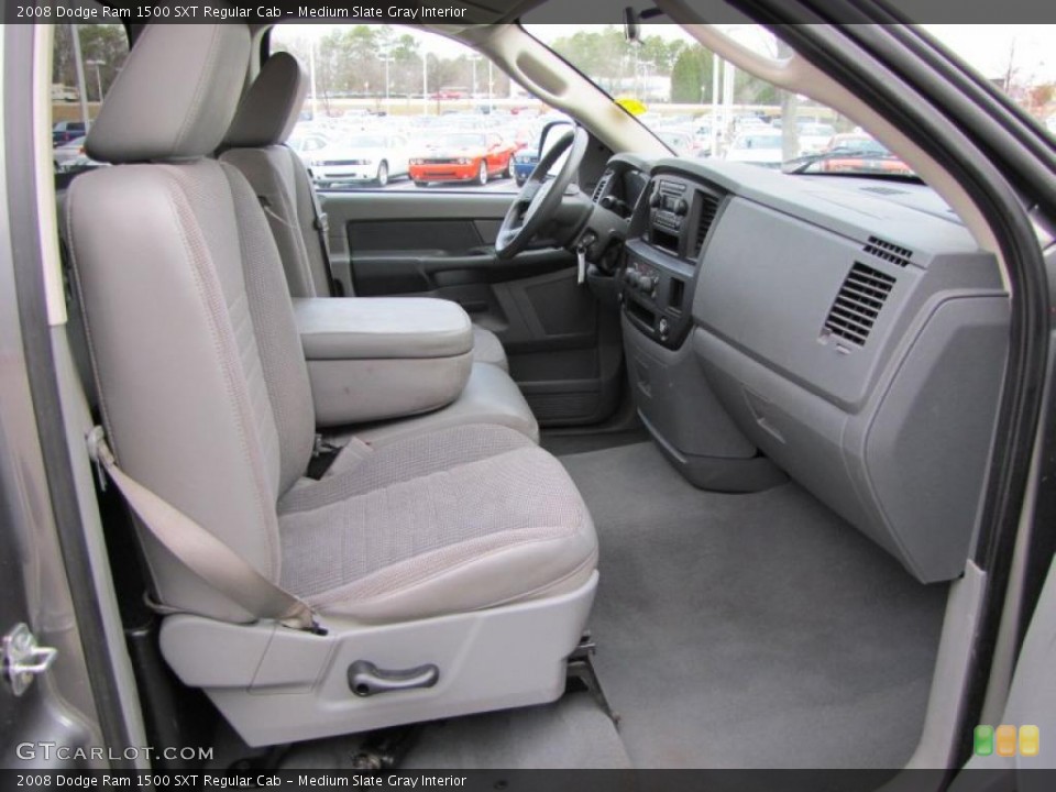 Medium Slate Gray Interior Photo for the 2008 Dodge Ram 1500 SXT Regular Cab #44744107