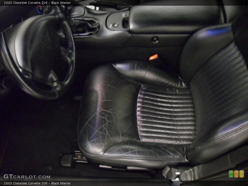 Black Interior Photo for the 2003 Chevrolet Corvette Z06 #44744515
