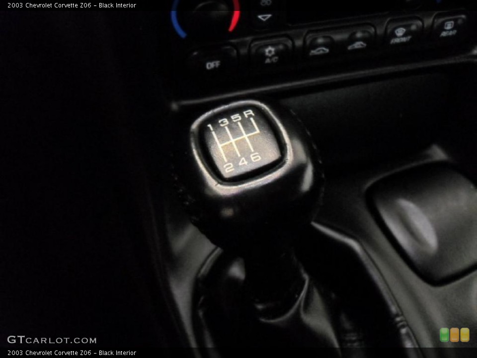Black Interior Transmission for the 2003 Chevrolet Corvette Z06 #44744575