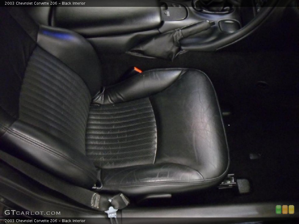 Black Interior Photo for the 2003 Chevrolet Corvette Z06 #44744695