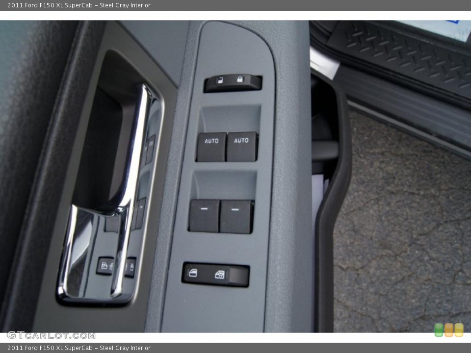 Steel Gray Interior Controls for the 2011 Ford F150 XL SuperCab #44746123