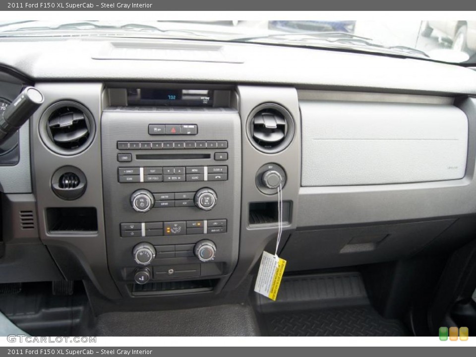 Steel Gray Interior Controls for the 2011 Ford F150 XL SuperCab #44746287