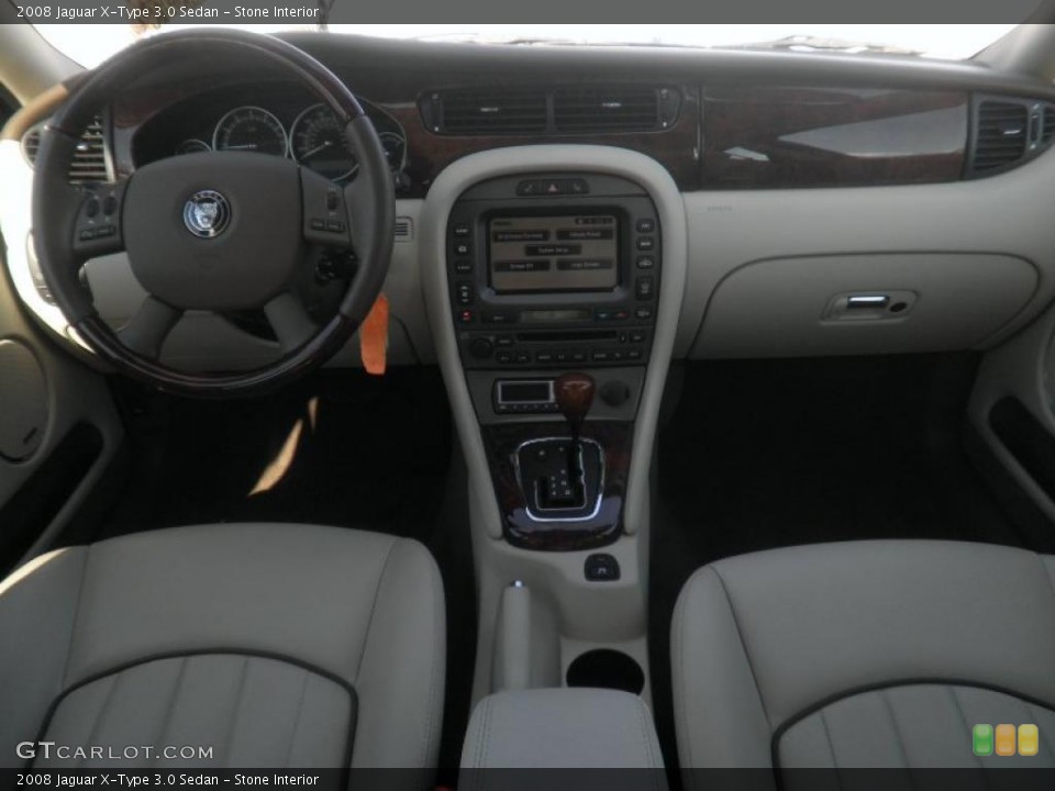 Stone Interior Dashboard for the 2008 Jaguar X-Type 3.0 Sedan #44746975