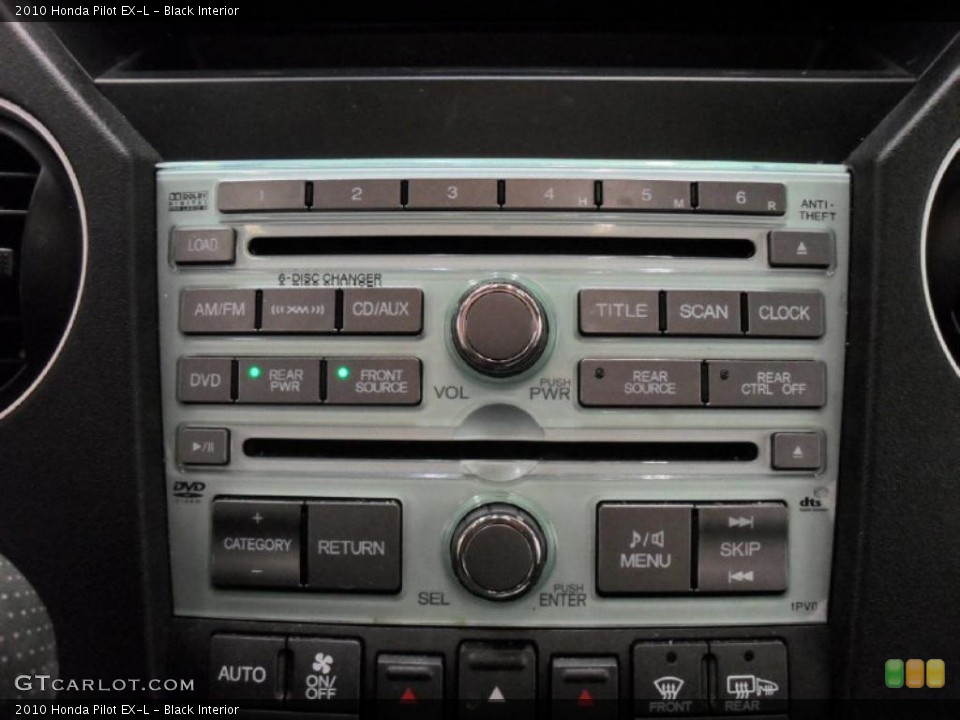 Black Interior Controls for the 2010 Honda Pilot EX-L #44747387