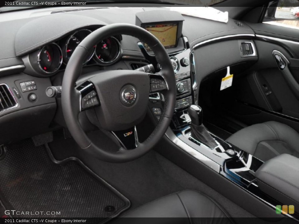 Ebony Interior Prime Interior for the 2011 Cadillac CTS -V Coupe #44748543