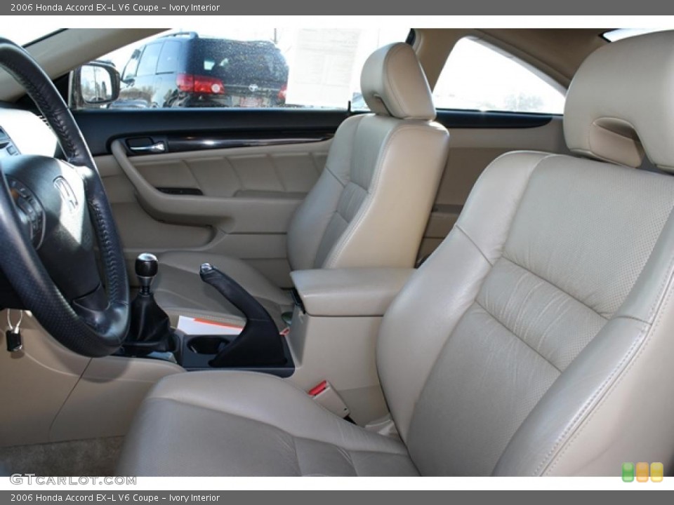 Ivory Interior Photo for the 2006 Honda Accord EX-L V6 Coupe #44748803