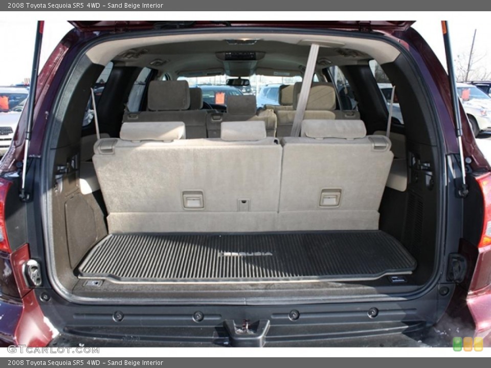Sand Beige Interior Trunk for the 2008 Toyota Sequoia SR5 4WD #44750707