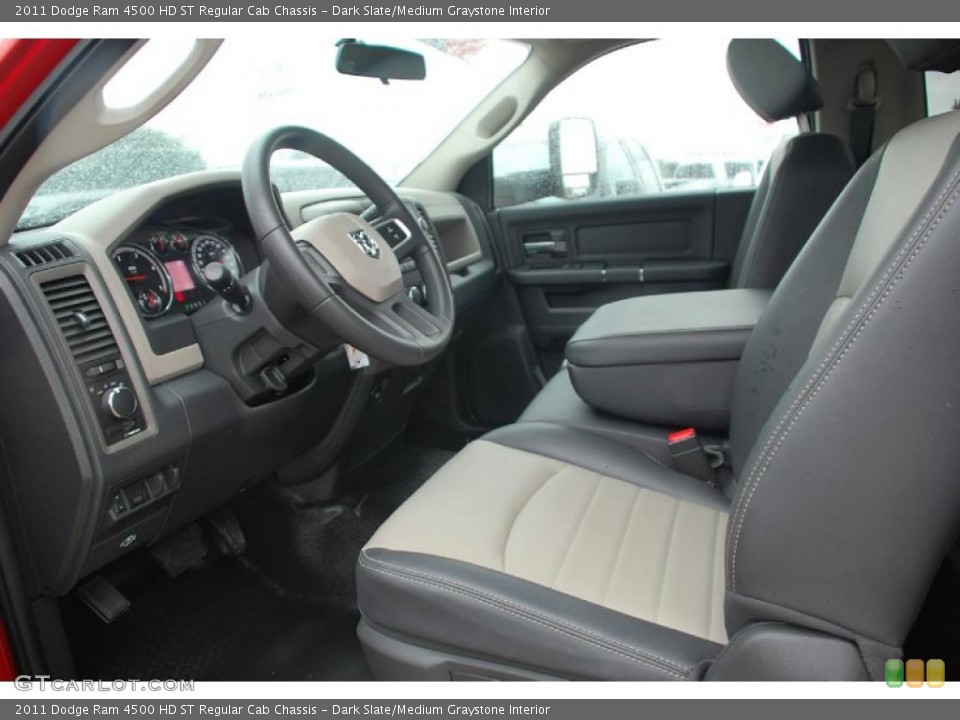 Dark Slate/Medium Graystone Interior Photo for the 2011 Dodge Ram 4500 HD ST Regular Cab Chassis #44750991