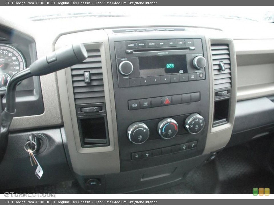 Dark Slate/Medium Graystone Interior Controls for the 2011 Dodge Ram 4500 HD ST Regular Cab Chassis #44751092