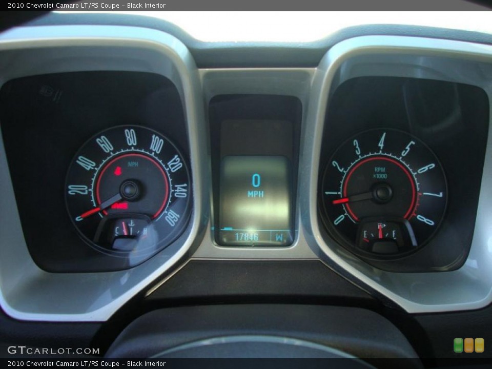 Black Interior Gauges for the 2010 Chevrolet Camaro LT/RS Coupe #44751843