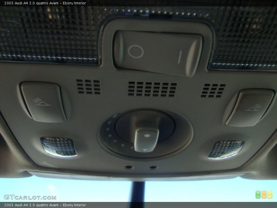 Ebony Interior Controls for the 2003 Audi A4 3.0 quattro Avant #44756179