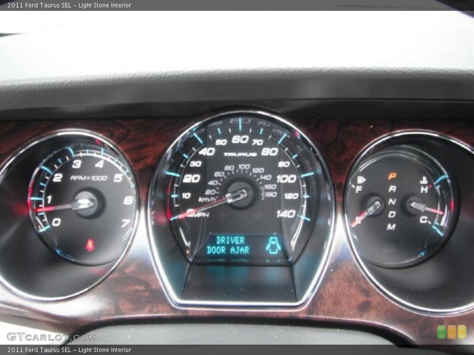 Light Stone Interior Gauges for the 2011 Ford Taurus SEL #44757463