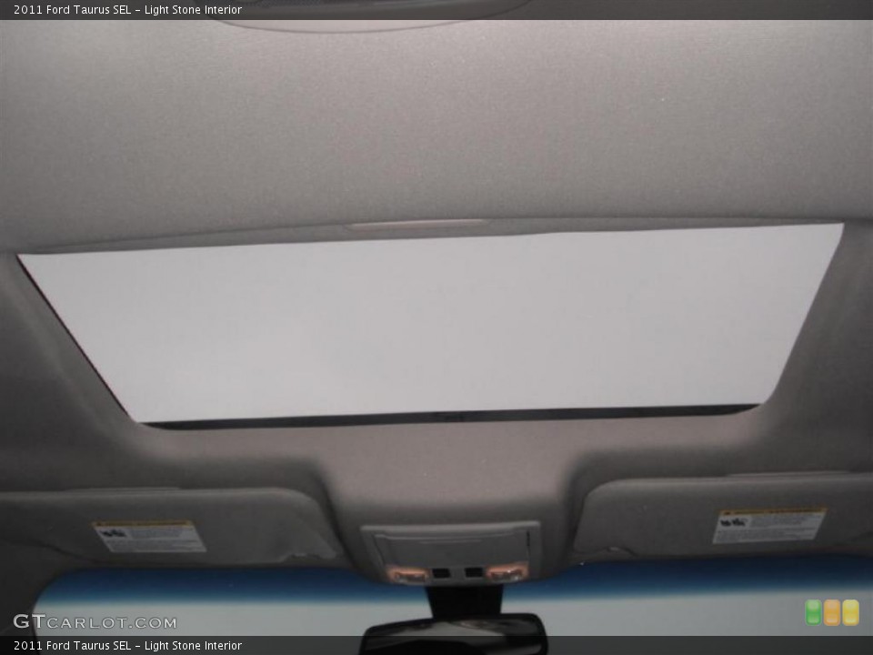 Light Stone Interior Sunroof for the 2011 Ford Taurus SEL #44757483