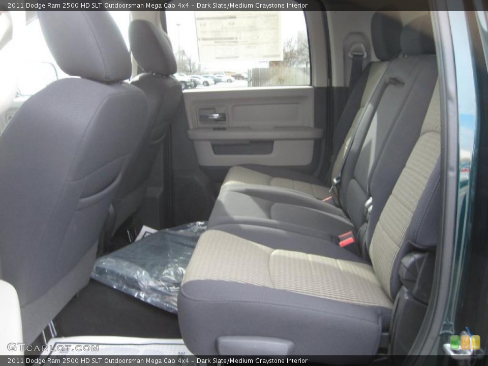 Dark Slate/Medium Graystone Interior Photo for the 2011 Dodge Ram 2500 HD SLT Outdoorsman Mega Cab 4x4 #44759171