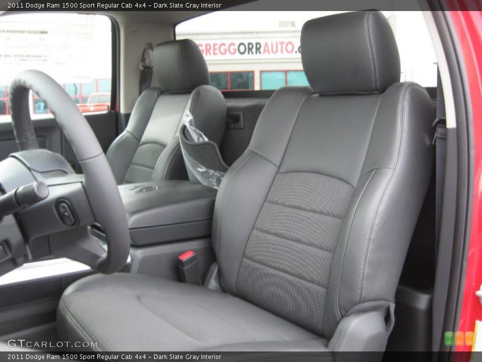 Dark Slate Gray Interior Photo for the 2011 Dodge Ram 1500 Sport Regular Cab 4x4 #44759411