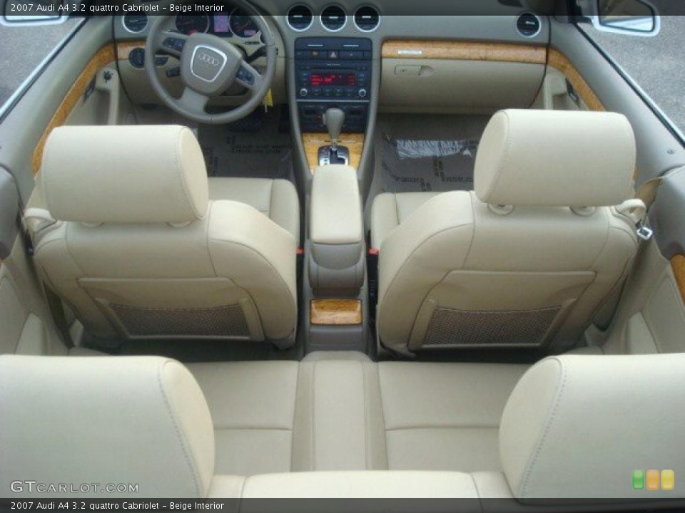 Beige Interior Photo for the 2007 Audi A4 3.2 quattro Cabriolet #44759657