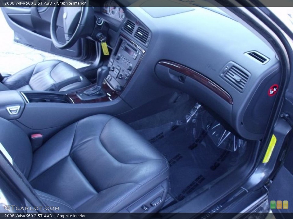 Graphite Interior Photo for the 2008 Volvo S60 2.5T AWD #44759703