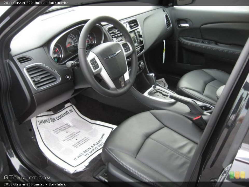 Black Interior Prime Interior for the 2011 Chrysler 200 Limited #44759751