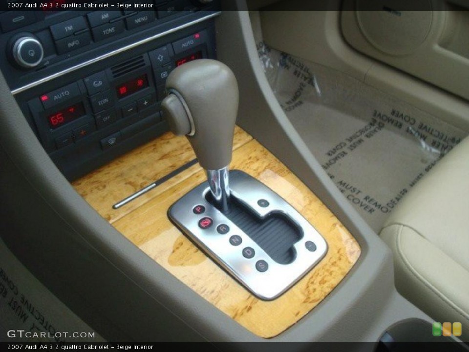 Beige Interior Transmission for the 2007 Audi A4 3.2 quattro Cabriolet #44759795