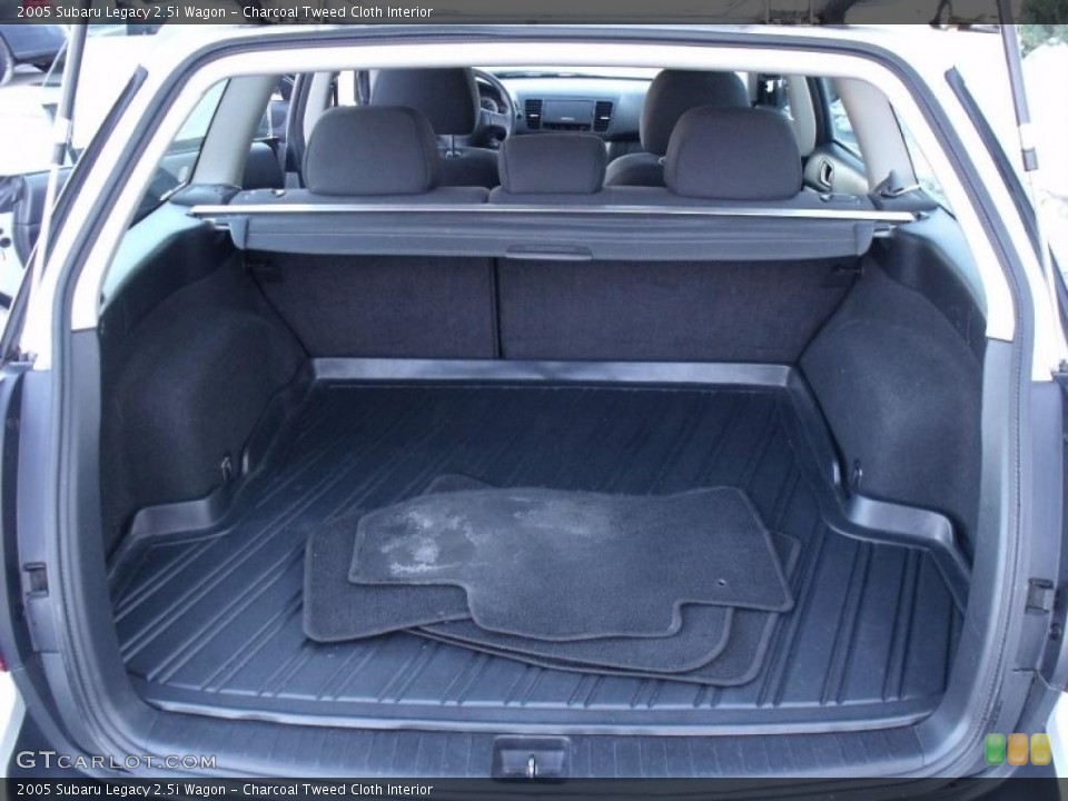 Charcoal Tweed Cloth Interior Trunk for the 2005 Subaru Legacy 2.5i Wagon #44761119