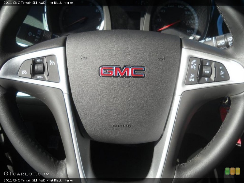Jet Black Interior Controls for the 2011 GMC Terrain SLT AWD #44761524