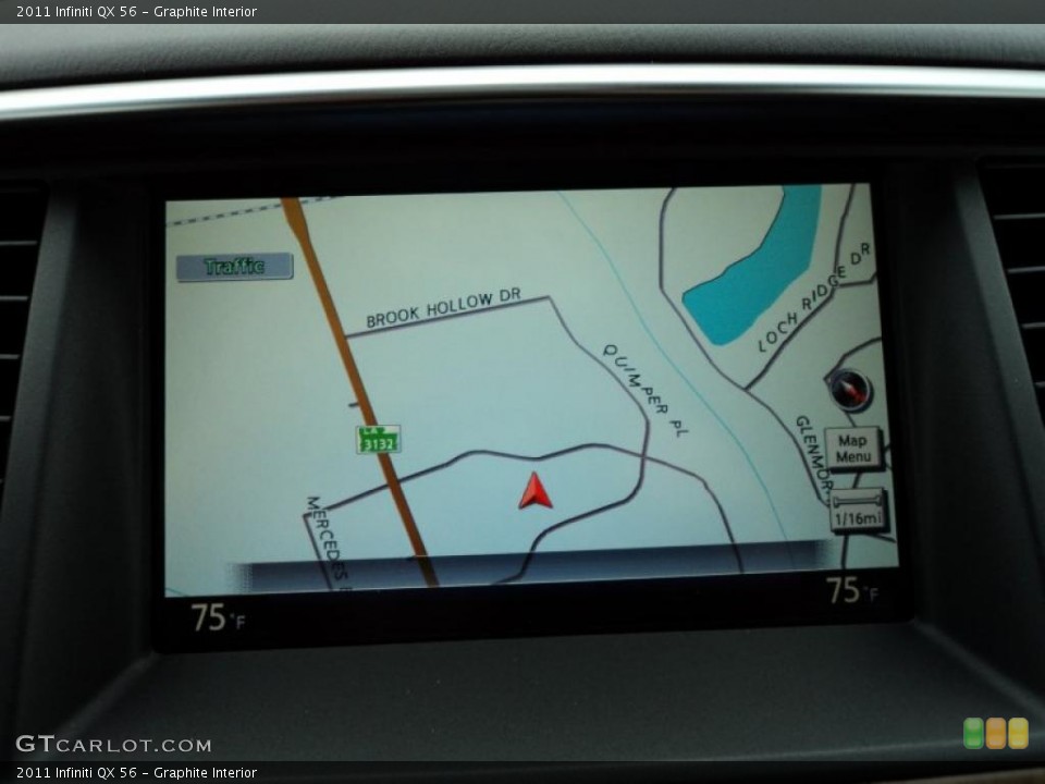 Graphite Interior Navigation for the 2011 Infiniti QX 56 #44761564