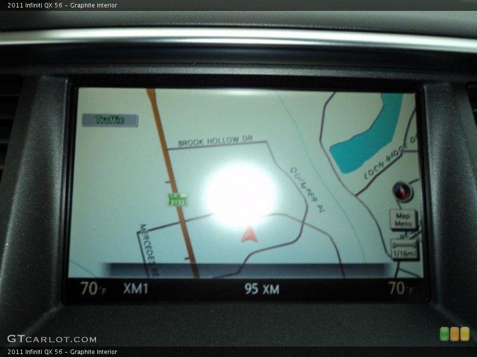 Graphite Interior Navigation for the 2011 Infiniti QX 56 #44761708