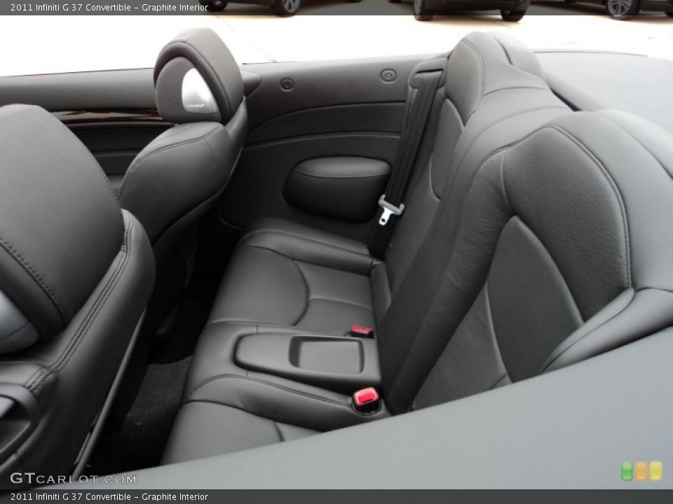 Graphite Interior Photo for the 2011 Infiniti G 37 Convertible #44761920