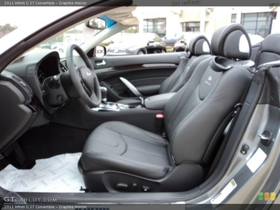 Graphite Interior Photo for the 2011 Infiniti G 37 Convertible #44761936